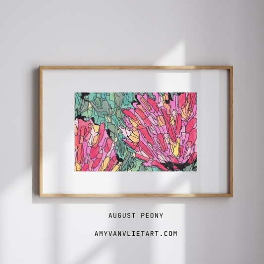 Fine Art Print August Peony