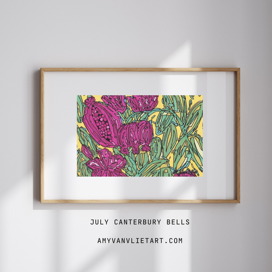 July Canterbury Bells