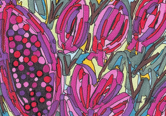 Notecard September Canterbury Bells