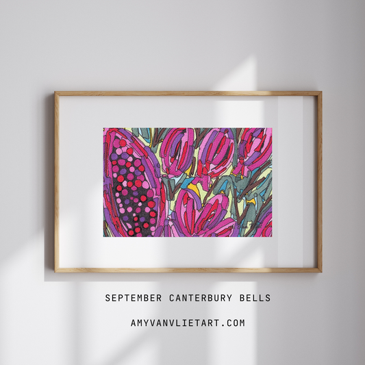 September Canterbury Bells