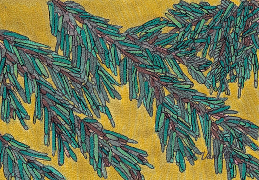 Notecard Warm Winter Pine