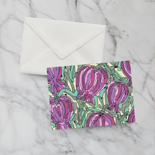 Notecard Canterbury Bells