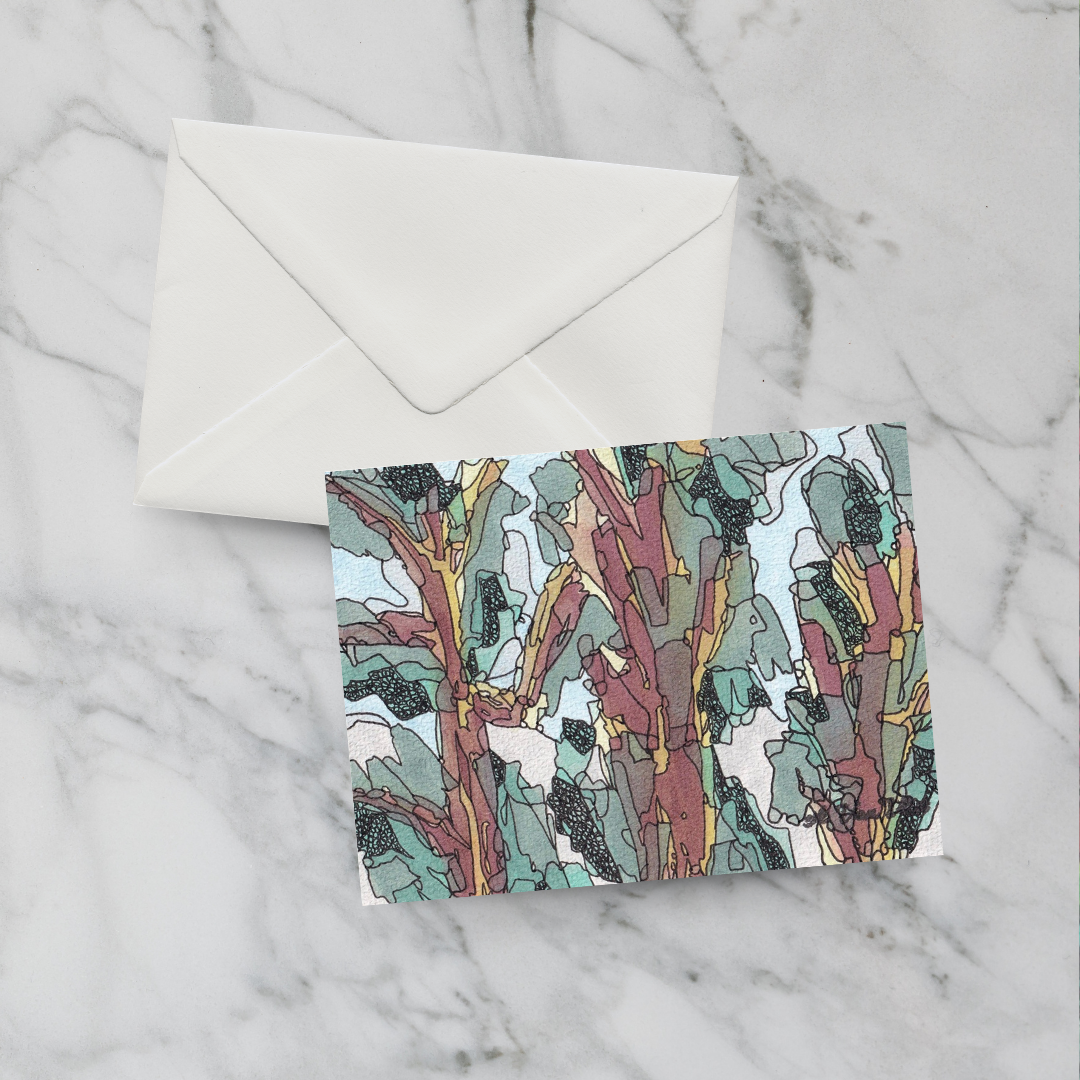 Notecard Cedar Forest