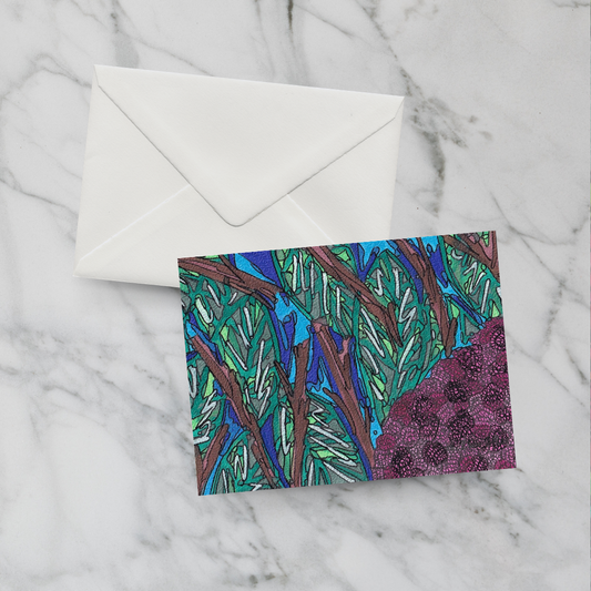 Notecard Fall Hydrangea