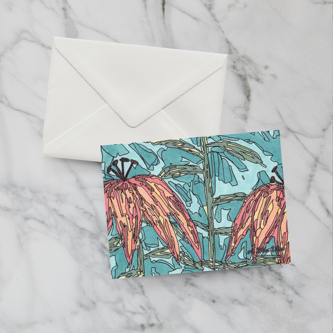 Notecard Orange Lilium