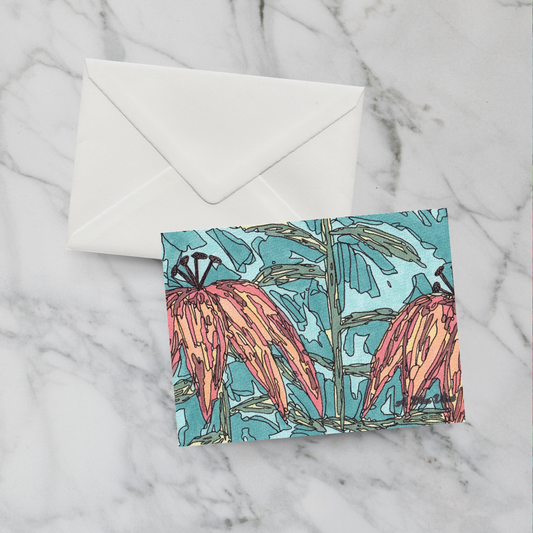 Notecard Orange Lilium
