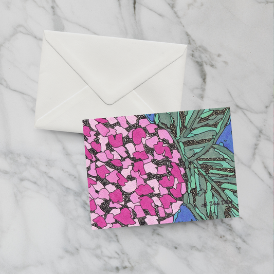 Notecard Summer Hydrangea